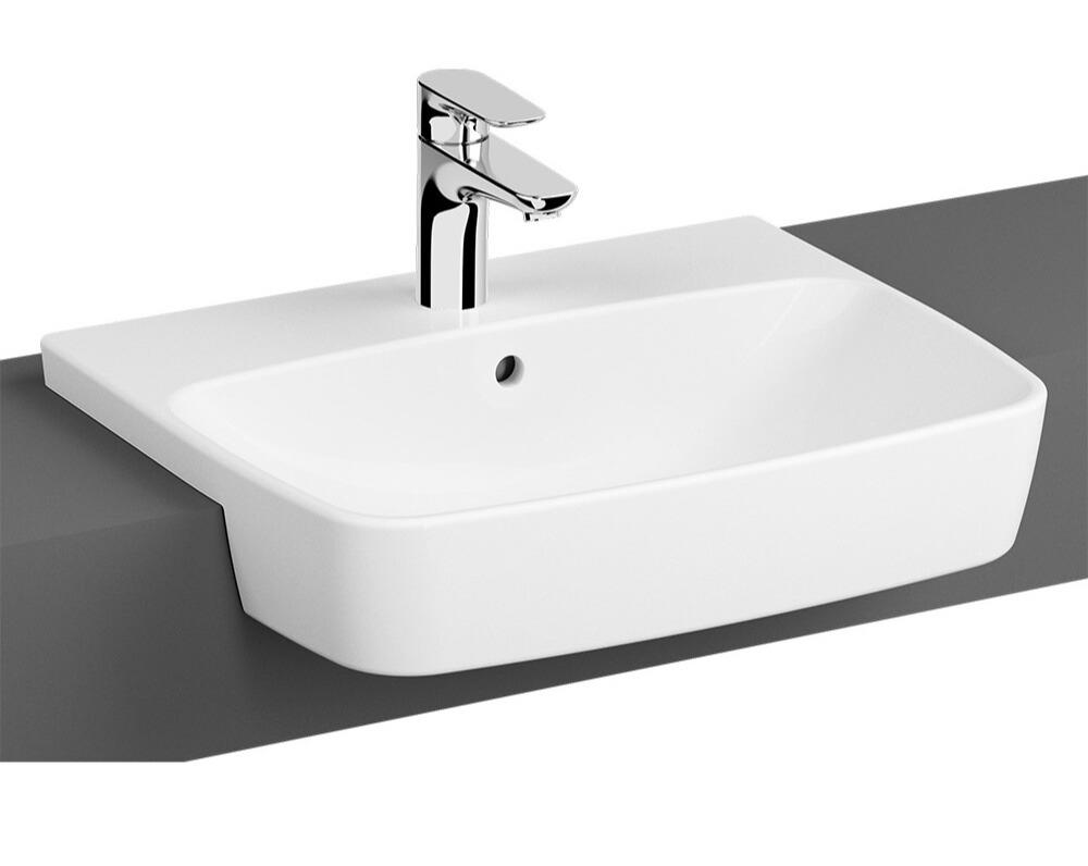 Vitra Shift Yarım Tezgah Lavabo, 55 cm, 7073B003-0001