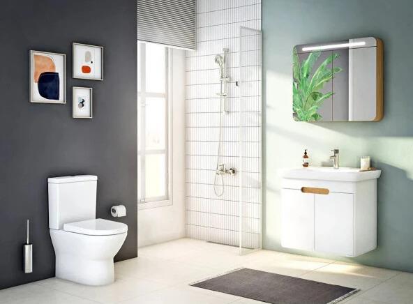 VitrA Tam Dayalı Klozet S50 Duvara Kompakt, 60 cm, 5427L003-0092