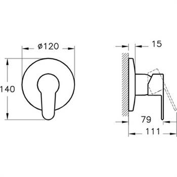  Artema Win S Ankastre Duş Bataryası (Sıva Üstü Grubu), A42570