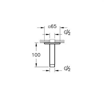  Vitra Suit Tavandan Dirsek (Kısa), Soft Altın A4575174