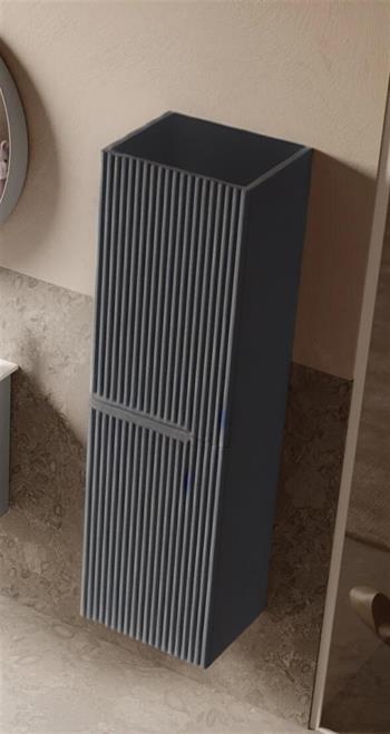 Orka Moonlight 40 cm Antrasit Banyo Boy Çamaşır Dolabı