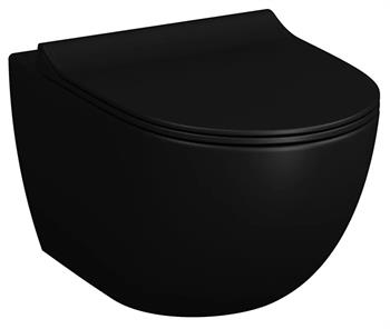 VitrA Asma Klozet, Sento Rim-Ex, Mat Siyah, 7748B083-0101