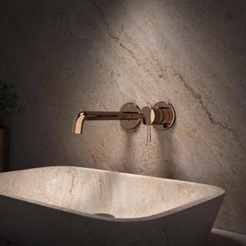 Teska Lavabo Bataryası, Atlas, Ankastre, Rose Gold, E5709