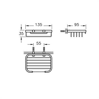 Artema Arkitekta Süngerlik, Krom A44378