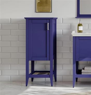 Orka Bastle 47 cm Lacivert Banyo Boy Çamaşır Dolabı