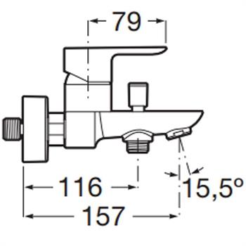 Roca Banyo Bataryası, Cala, Krom, A5A026EC00
