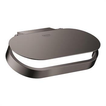 Grohe Selection Kapaklı Tuvalet Kağıtlığı, Sert Grafit, 41069A00