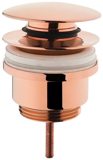 Vitra Lavabo Süzgeci, Origin Classic, Yuvarlak (Universal-Basmalı aç-kapa) Soft Bakır, A4514929