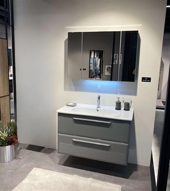 Orka Nuvola 100 cm Kaşmir Banyo Dolabı Takımı