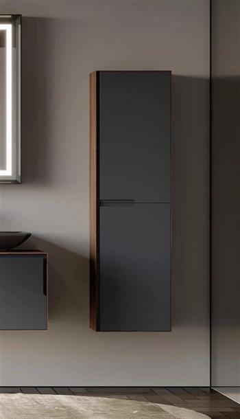 Orka Craft 40 cm Ceviz Banyo Boy Çamaşır Dolabı