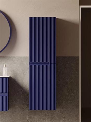 Orka Moonlight 40 cm Lacivert Banyo Boy Çamaşır Dolabı