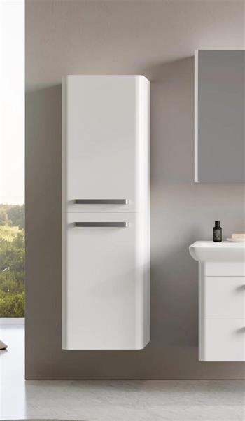 Orka Rose 40 cm Beyaz Banyo Boy Çamaşır Dolabı