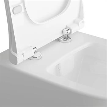 Vitra Sento Slim Klozet Kapağı, Yavaş Kapanır, Mat Beyaz, 120-401-009
