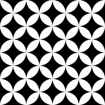 Vitra 15X15 Karo Retromix Siyah Beyaz Daire Negatif Small (0,25 M2 Fiyatı) K94855100001VTE0