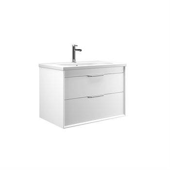 Orka Clay 65 cm Beyaz Banyo Dolabı Alt Modül ve Lavabo