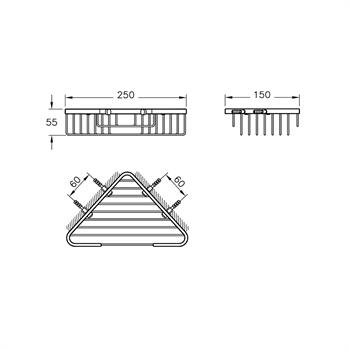 Artema Arkitekta Köşe Malzemelik, Krom A44380