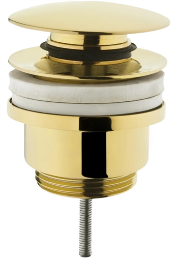 Artema Lavabo Süzgeci, Yuvarlak (Universal-Basmalı aç-kapa) Altın, A4514923