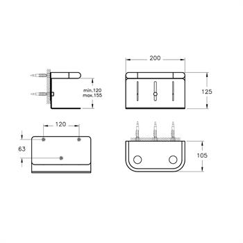 Vitra Sıvı Sabunluk Tutacağı, Liquid, İkili, A44567