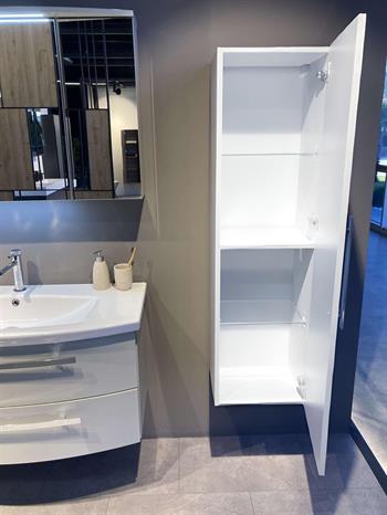 Orka Urla 40 cm Parlak Beyaz Banyo Boy Çamaşır Dolabı