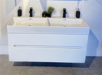 Orka Malta 120 cm Beyaz Banyo Dolabı Alt Modül ve Lavabo