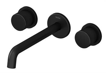 Teska Lavabo Bataryası, Tria, Ankastre, Full Siyah, E5218