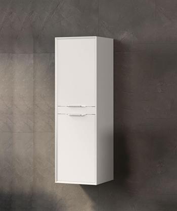 Orka Clay 40 cm Beyaz Banyo Boy Çamaşır Dolabı