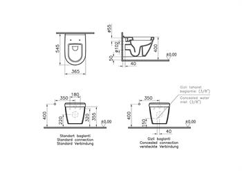 VitrA Asma Klozet, S50, 5618L003-0850