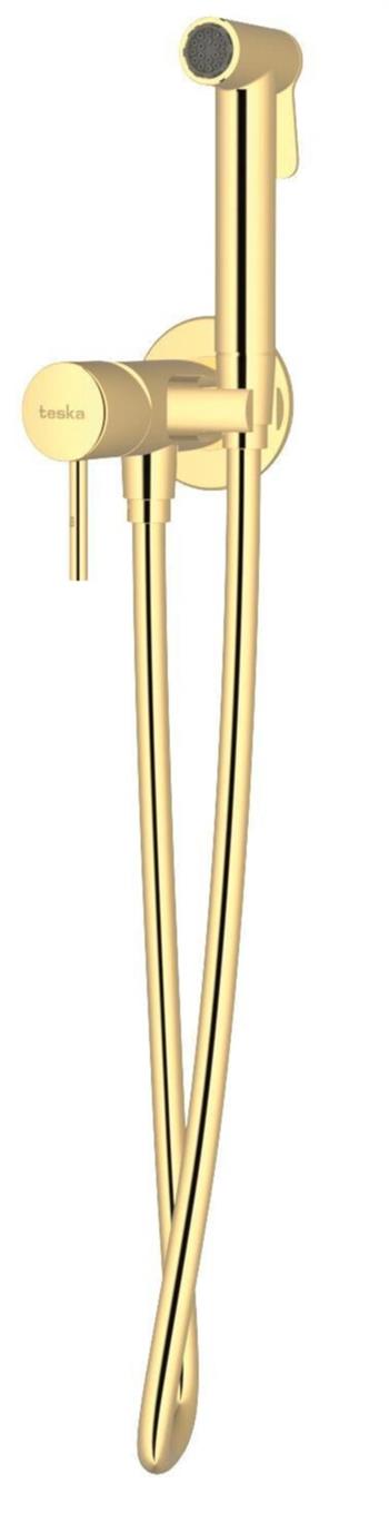 Teska Pulito Ankastre Shut Off Batarya-Altın BTK6801