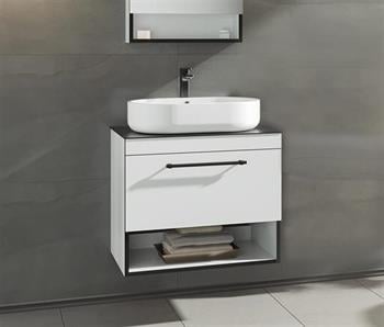Orka Knidos 70 cm Beyaz Banyo Dolabı Alt Modül ve Lavabo