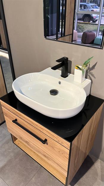 Orka Knidos 70 cm Legnano Banyo Dolabı Alt Modül ve Lavabo