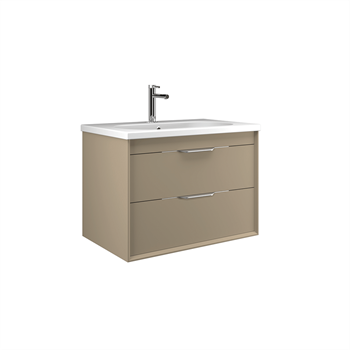 Orka Clay 65 cm Sahra Banyo Dolabı Alt Modül ve Lavabo
