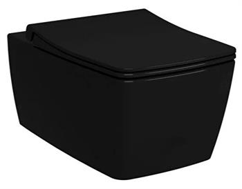 VitrA Asma Klozet Metropole Rim-ex Kanalsız, 56 cm, Siyah, 7672B070-0559