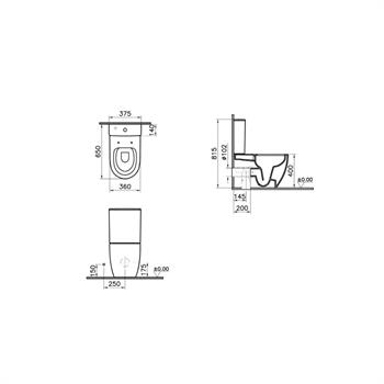 Vitra Sento Rezervuar 5639B003-0108
