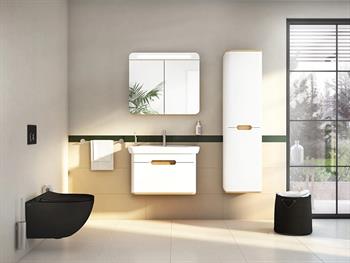 VitrA Asma Klozet Sento Rim-ex Kanalsız, Mat Siyah, 7748B083-0559