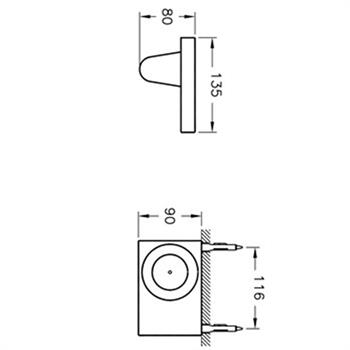 Artema Diş Fırçalığı, İstanbul, Duvardan, Altın, A4801723