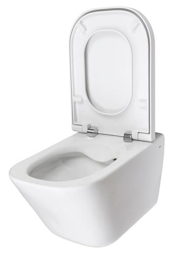 Roca Asma Klozet, The Gap Square, Beyaz ,54 cm, Kanalsız, A34647L000