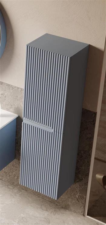 Orka Moonlight 40 cm Mavi Banyo Boy Çamaşır Dolabı