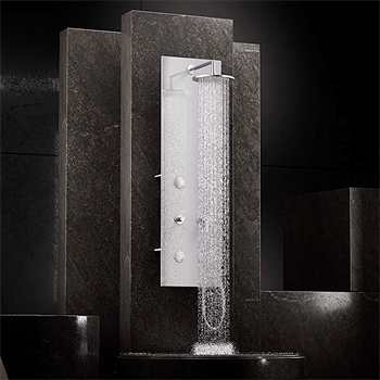 Vitra Duş Sistemi, Origin, Masajlı, Beyaz Cam, A45804