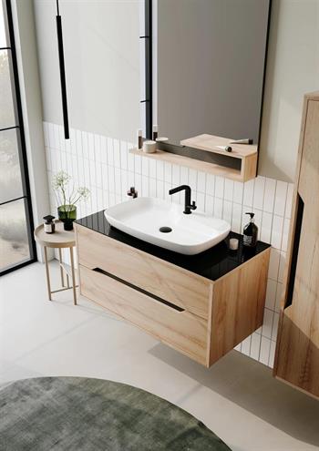 Orka Galia 100 cm Legnano Banyo Dolabı Alt Modül ve Lavabo