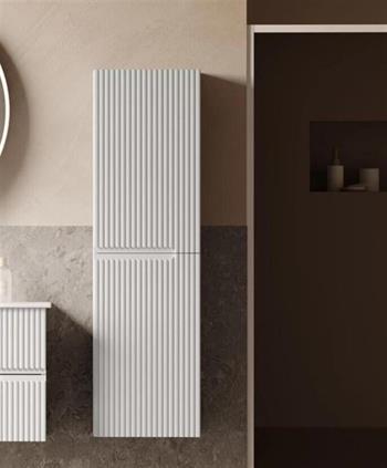 Orka Moonlight 40 cm Beyaz Banyo Boy Çamaşır Dolabı