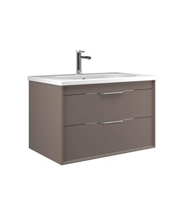 Orka Clay 80 cm Toprak Banyo Dolabı Alt Modül ve Lavabo