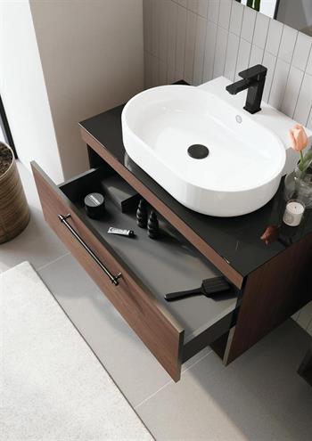 Orka Knidos 70 cm Navaro Banyo Dolabı Alt Modül ve Lavabo