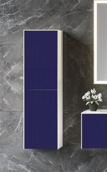 Orka Cube 40 cm Lacivert Banyo Boy Çamaşır Dolabı