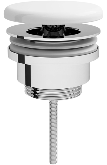 Vitra Lavabo Süzgeci, Equal, Yuvarlak, Seramik (Universal-Sabit) Beyaz, 6392L403-0159