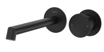 Teska Lavabo Bataryası, Arte, Ankastre, Full Siyah, E5508