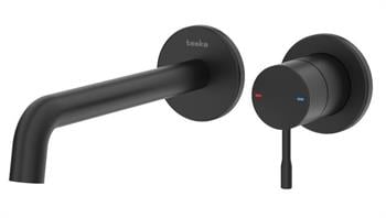 Teska Lavabo Bataryası, Atlas, Ankastre, Full Siyah, E5708