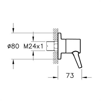 Artema Nest Trendy Ankastre Stop Valf (Sıva Üstü Grubu) A41444