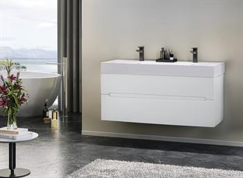 Orka Malta 120 cm Beyaz Banyo Dolabı Alt Modül ve Lavabo
