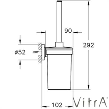 Artema Tuvalet Fırçalığı, Elegance, A44737