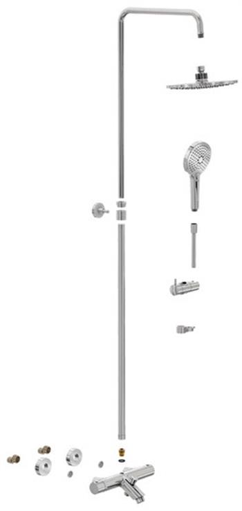 Artema Aquaheat Joy 220B Termostatik Banyo Bataryası - Duş Kolonu Sistemi A47208